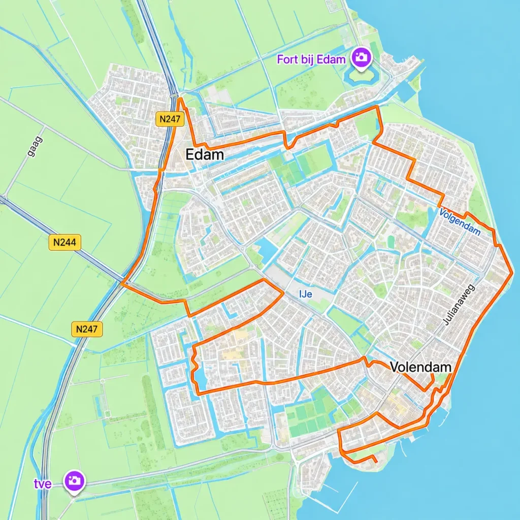 Route Businesswalk 15 & 30 KM